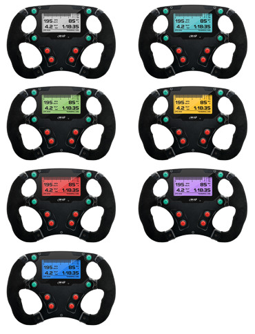 Formula Steering Wheel 3 screen available colors