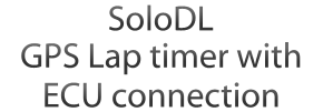 SoloDL GPS Laptimer with ECU connection
